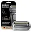 Braun Series 9 96M strieborná / Náhradná hlavica / pre Series 9 / 5+1 holiacich prvkov