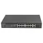 Lanberg Switch rack 19" PoE+ / Prepínač / 16x 10/100 Mbps / 16x PoE+ / 2x SFP / 250W / Unmanaged