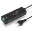 Esperanza EZC109 čierna / Sieťová nabíjačka / 60W / 2× USB-C + 2× USB-A / PD / QC 3.0