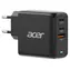 Acer GaN 67W PD čierna / Nabíjací adaptér / 2x USB-C / 1x USB-A