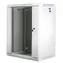 Lanberg WF01-6415-10S sivá / Nástenný rozvádzač 19" / 15U / 600 x 450 mm / 60 kg / flat pack