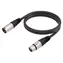 MicroConnect XLR kábel XLR (M) - XLR (F) čierna / Symetrický audio kábel / 10 m