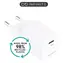 eSTUFF INFINITE biela / USB nabíjačka / USB-C / 20 W / rýchle nabíjanie