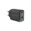 Conceptronic ALTHEA20W45 čierna / USB nabíjací adaptér / GaN / 1x USB-C PD 3.0 / 1x USB-A QC 3.0 / 45 W
