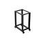 Lanberg Open Rack 22U čierna / Otvorený rack / 600 × 1000 mm / nosnosť 600 kg