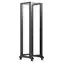 Lanberg OR01-6842-B čierna / Open rack / 19" / 42U / šírka 600mm / hĺbka 800mm