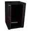 Opticord OCRACK OCC-18U-66SBK / Rozvádzač stojanový / 19" / 18U / 600×600 mm / sklenené dvere