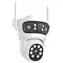Immax NEO LITE SMART Security TRIPLE / Vonkajšia IP kamera / P/T 355 ° / 90 ° / Wi-Fi / IP65 / 3× 2MP / ONVIF / TUYA