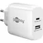 Goobay 65412 biela / Nabíjačka sieťová / GaN / USB-C PD / USB-A / 45 W
