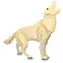 Woodcraft Drevené 3D puzzle Vlk / od 6 rokov / Obtiažnosť: jednoduchá