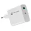 Natec Ribera GaN biela / Nabíjačka / GaN / 45 W / 1x USB-A / 1x USB-C / PD 3.0