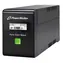 PowerWalker 600VA Pure Sine čierna / Záložný zdroj UPS / Line-Interactive / 360 W / LCD displej