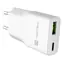 Natec Ribera GaN Slim biela / Nabíjačka / 20 W / USB-C + USB-A / GaN / PD 3.0