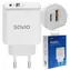 Savio LA-12 biela / Sieťová nabíjačka / 20 W / Power Delivery + Quick Charge / 2x výstup