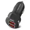 Esperanza EZ110 čierna / Nabíjačka do auta / 2x USB-A / 36 W / Quick Charge 3.0