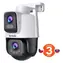 Tenda RH9-WCA biela / Vonkajšia otočná IP kamera / Dual Lens 2x 3 MP / Wi-Fi 6 / mikrofón & repro / IR / IP65