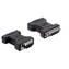 DeLock Adaptér DVI-I 24+5 samica - VGA 15-pin samec / Redukcia / čierna