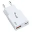 Equip Slim GaN biela / Nabíjačka / 20 W / USB-C PD 3.0 + USB-A / 2 porty