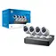 LevelOne DSK-8001 biela / Kamerový set / 8kanálový rekordér / 4X kamera 2 MP / IP66 / IR 30 m