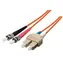 Equip ST/SC žltá / Optický patchkábel / Singlemode duplex OS2 / 2 m / LSZH