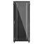 Lanberg FF01 čierna / Racková skriňa / 19" / 42U / 800x1000 mm / Presklené dvere