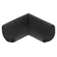 DeLock čierna / Penový chránič hrán / 70x67x35 mm / PVC / samolepiaci