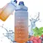 Extralink BUT-993 modro-oranžová / Športová fľaša / 2000 ml / bez BPA / pútko na prenášanie