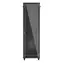 Lanberg čierna / Stojanový rozvádzač / 19" / 42U / 600x800 mm / presklené dvere