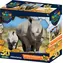 Prime 3D Puzzle Ohrozené druhy: Nosorožec / 3D efekt / 100 dielikov