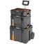 DeWalt TSTAK McLaren DWST60452-1 / Sada kufrov na náradie / 3 diely / na kolieskach / IP54 / nosnosť 50 kg