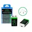 Patona 9V / Nabíjacia batéria / 6F22/LR22 / Li- ION 400 mAh / USB-C nabíjanie / 2 ks