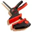 Bessey EZ360-15 čierna, červená / Jednoručná zvierka / otočná rukoväť 360° / 150 x 80 mm / upínacia sila 1400 N