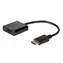 Akyga čierna / Adaptér DisplayPort - HDMI