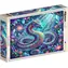 ALIPSON Štvorcové puzzle Dračia výzva / 1000 dielikov / 63,5 x 63,5 cm