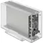 DeLock 42624 priehľadná / Externý box pre 2x 3.5" HDD / SATA / USB-C 3.2 Gen 1