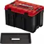 Einhell E-Case M čierna/červená / Kufor na náradie / 420x250x280 mm / nosnosť 90 kg