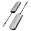 Adam Elements CASA X DP sivá / USB-C Hub / 10 v 1 / DisplayPort / 8K