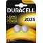 Duracell CR2025 / Gombíková batéria / Lítium / 3 V / 2 ks
