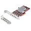 StarTech PCIe karta 4X USB-C / Radič USB / PCIe 3.0 x4 / USB 3.2 Gen 2 10 Gb/s / 4X nezávislé radiče