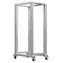 Lanberg Open Rack 32U sivá / Otvorený rack / 19" / 600 x 1000 mm / nosnosť 600 kg