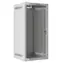 Lanberg WF10-2312-10S sivá / Nástenný rack / 10" / 12U / 280×310 mm / sklenené dvere / flat pack