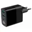Gembird TA-UC-PDQC30LCD-BK-02 čierna / Sieťová nabíjačka / 30 W / LCD displej / GaN / PD & QC