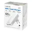 LogiLink biela / Nabíjací adaptér / 1x USB-A / 1x USB-C / GaN / 65W