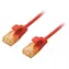 Equip Cat6A SlimFlex červená / Patch kábel / U/UTP / LSZH / 1 m / PoE+