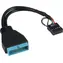 Inter-tech 88885217 / Adaptér / USB 3.0 na USB 2.0 / interný 9-pin