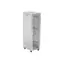 Lanberg FF01 42U/600x800 sivá / Stojanový rozvádzač / sklenené dvere / LCD panel / nosnosť 1200 kg / Flat Pack