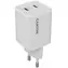 Canyon CU45CC biela / Nabíjačka / GaN / 45W / 2x USB-C / PD