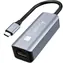 Techly IDATA USB-ETGIGA-CA / Adaptér USB-C na RJ-45 / Gigabit Ethernet / USB 3.2 Gen 1 / hliníkové telo