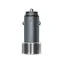 LogiLink nabíjačka do auta šedá / Nabíjačka do auta / 1x USB-C PD / 1x USB-A QC3.0 / 36 W