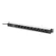 Digitus DN-95438 PDU 19" 9 zásuviek čierna / hliník / Napájacia lišta / 1U / 3600W / 2m kábel